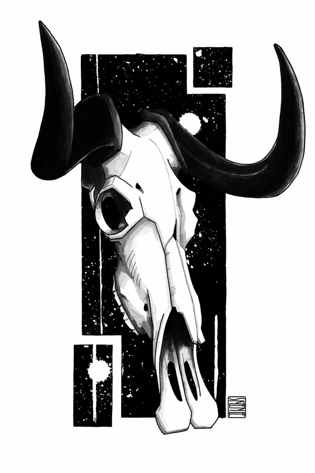 Takin Skull Study